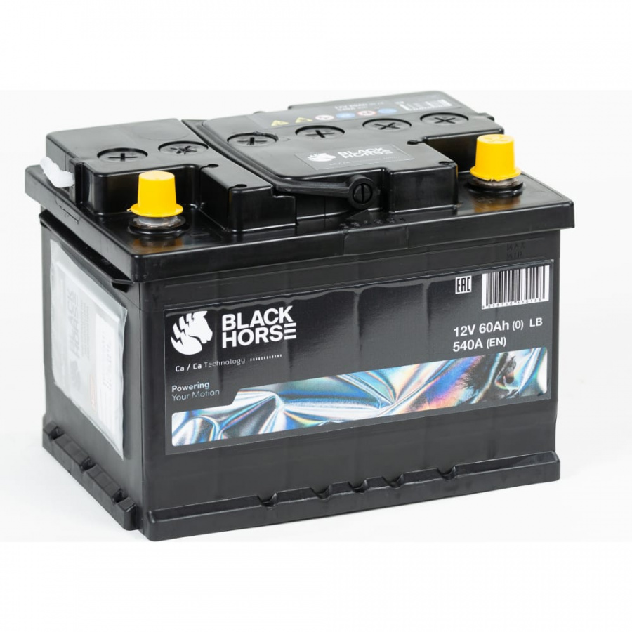 Аккумуляторная батарея Black Horse BH 60 (0) LB низкий