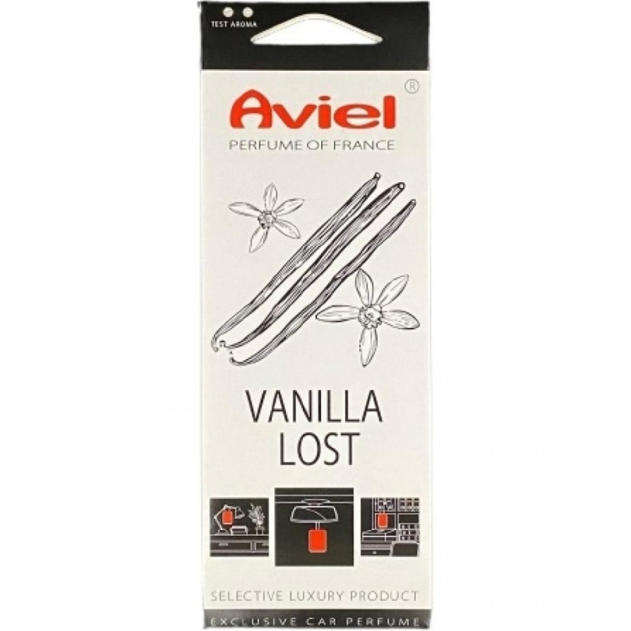 Картонный ароматизатор Aviel VANILLA LOST