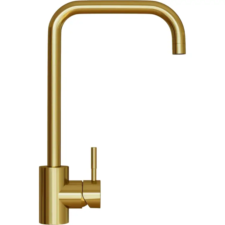 Смеситель для кухни MIXLINE 35k, трубчатый излив, золото MLSS-0301G 553815