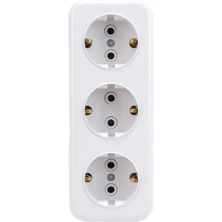 Трехместная розетка BYLECTRICA Прочие изделия РА16-243