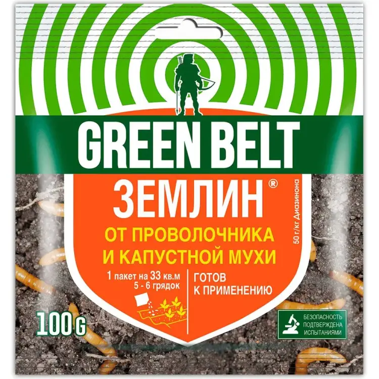 Средство от проволочника и капустной мухи Грин Бэлт Землин 4601826010226