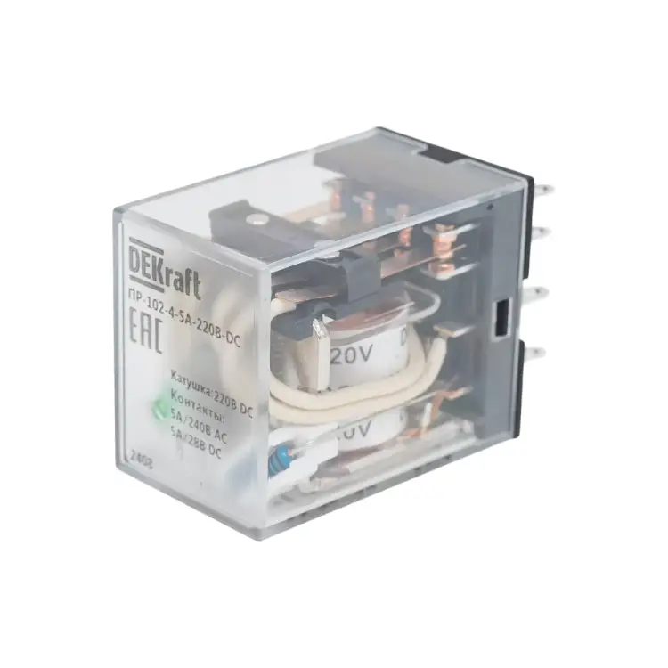 Промежуточное реле DEKraft пр-102 23892DEK