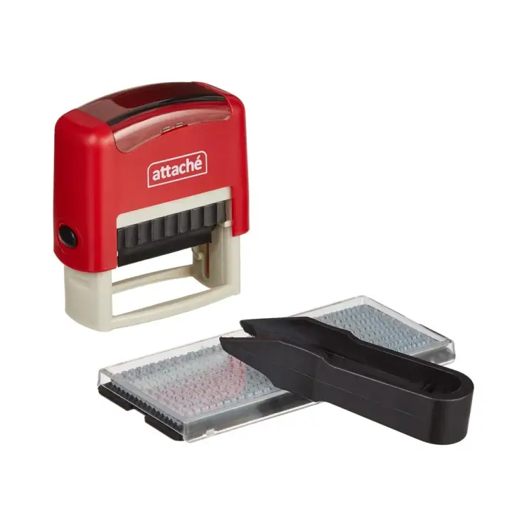 Пластиковый самонаборный штамп Attache 1348206