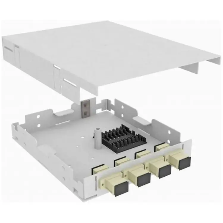 Многомодовый настенный кросс оптический TopLan КРНМ-Top-04SC/U-OM2-GY-DIN