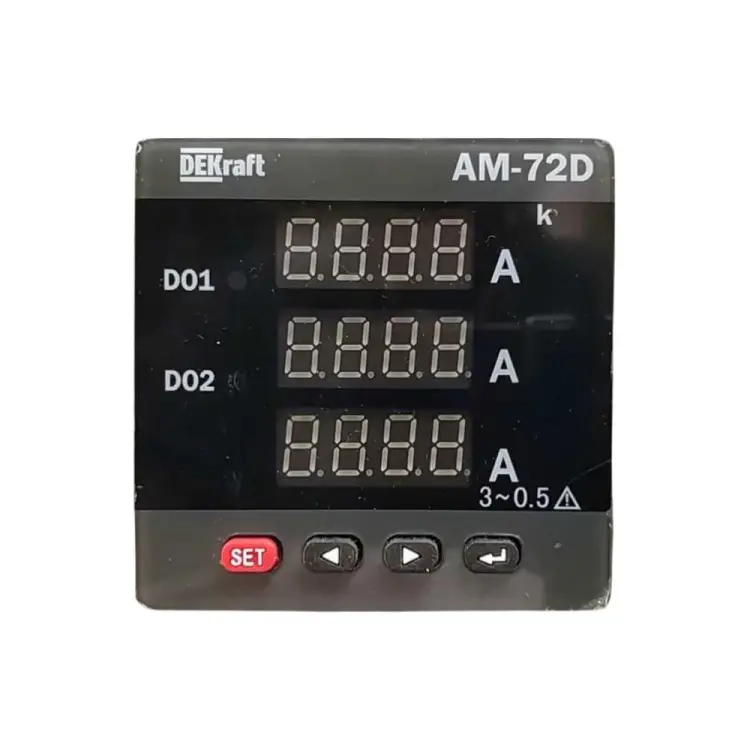 Цифровой трехфазный амперметр DEKraft ам-72d 50312DEK