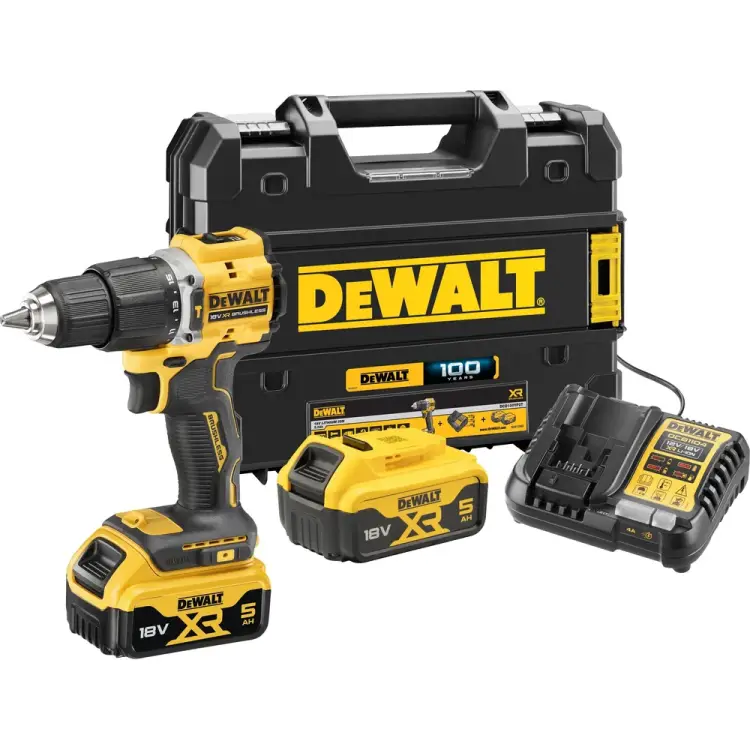 Аккумуляторная ударная дрель шуруповерт Dewalt DCD100YP2T Аккумуляторная ударная дрель шуруповерт Dewalt DCD100YP2T