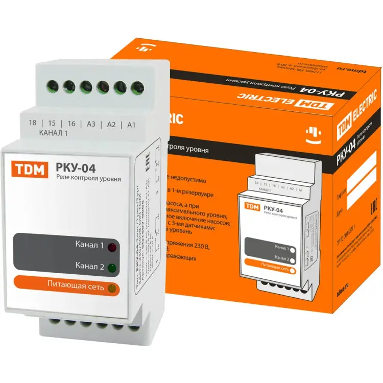 Реле контроля уровня TDM ELECTRIC РКУ-04 SQ1507-0005