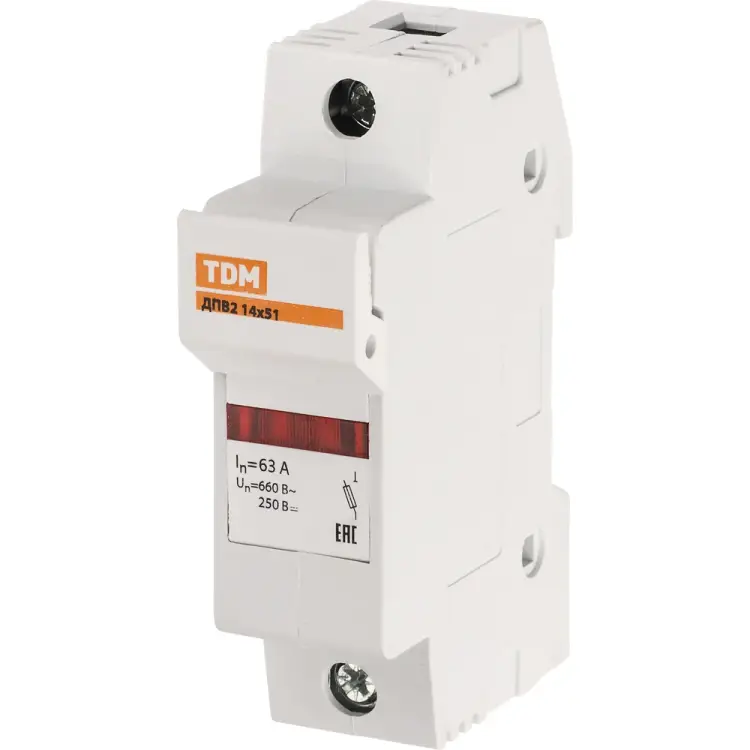 Держатель плавких вставок TDM ELECTRIC ДПВ2 SQ0216-0017