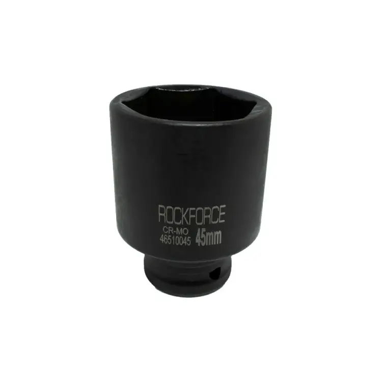Ударная шестигранная удлиненная головка торцевая Rockforce RF-46510045(50996)