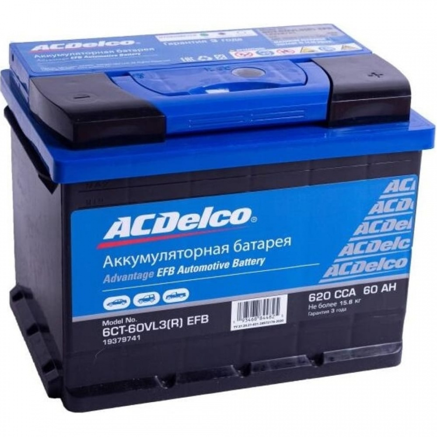 Аккумулятор ACDelco EFB 60-3-R