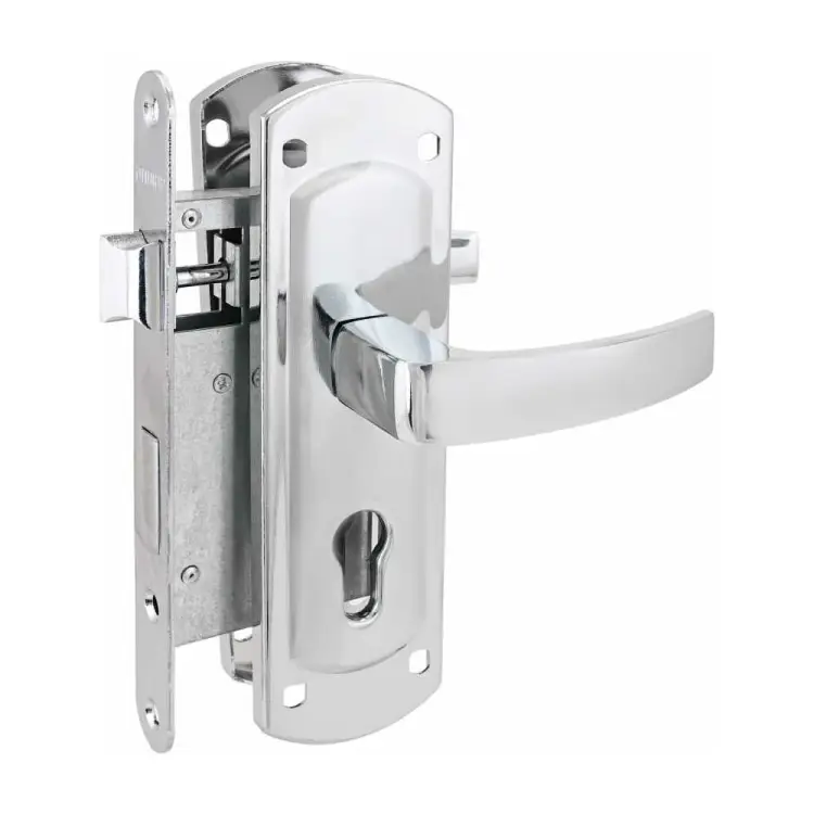 Врезной замок Аллюр ЗВ4-1/55A CP 7157