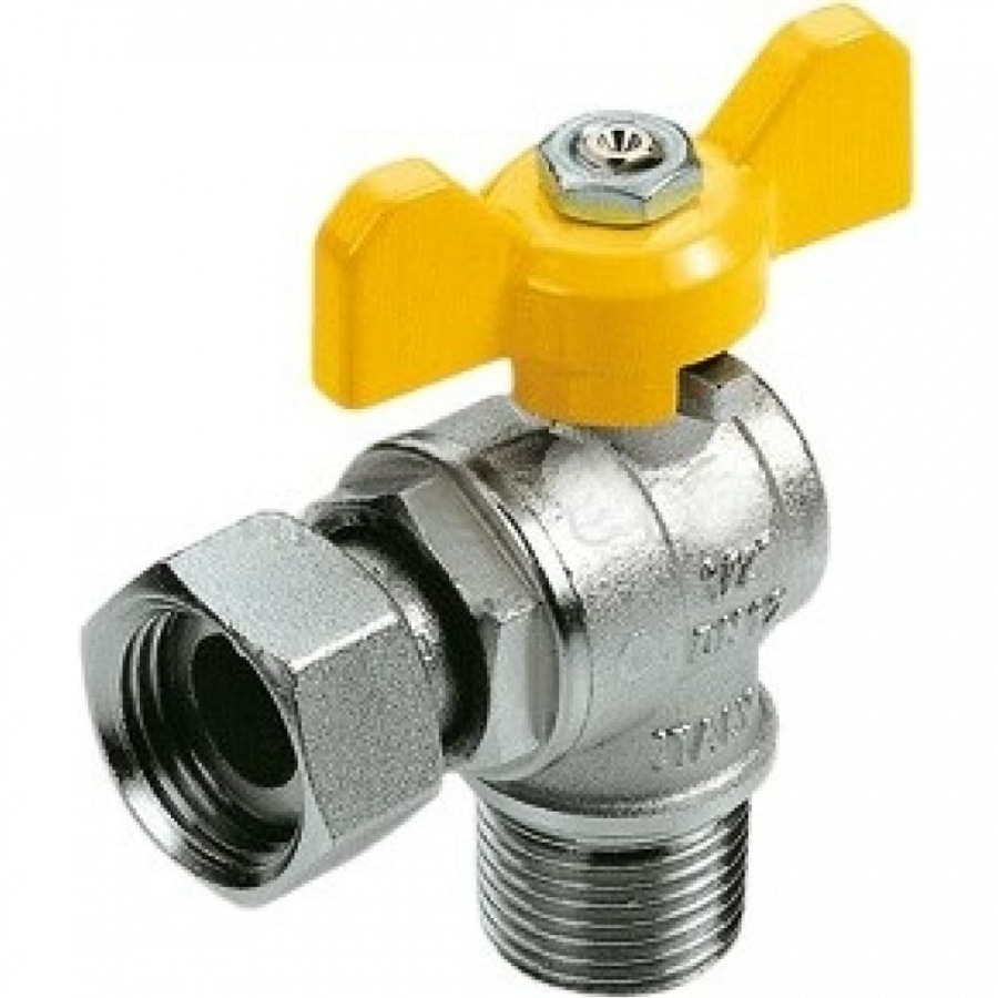 Угловой газовый кран-сгон Tiemme 2220002