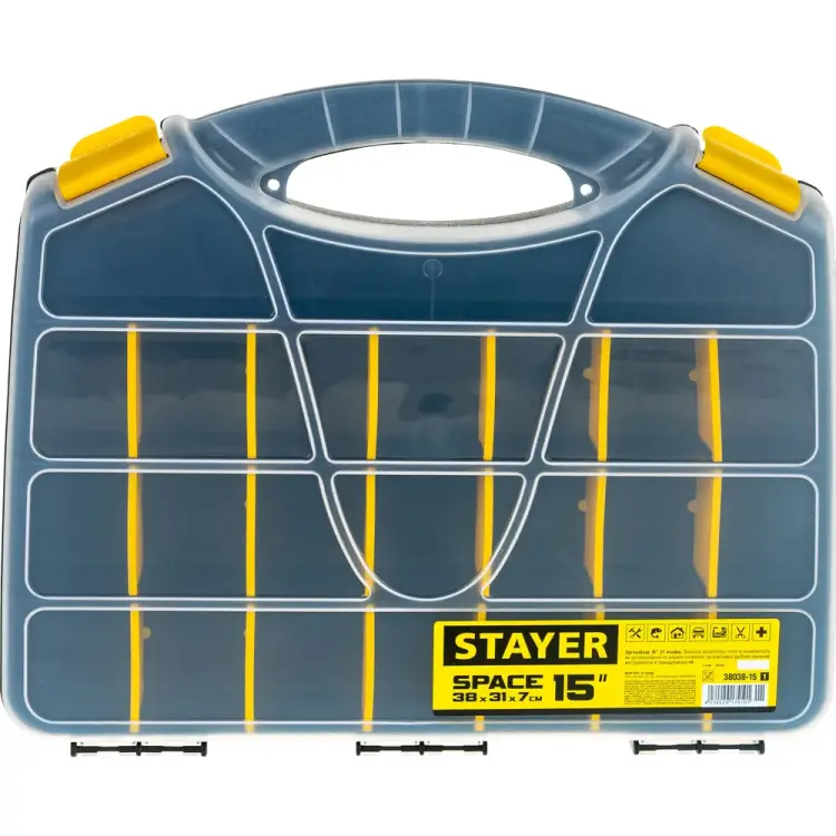 Пластиковый органайзер STAYER SPACE-15 38038-15_z01