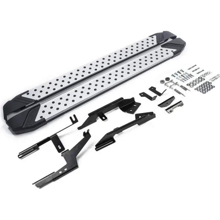 Алюминиевые пороги для Renault Kaptur 2016 Rival Bmw-Style круги D173AL.4703.1