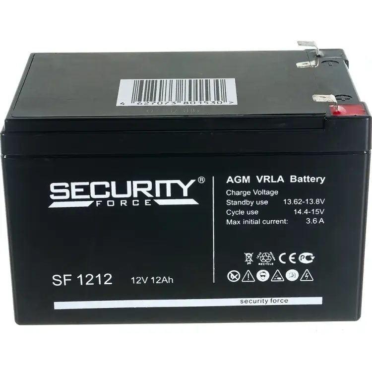 Батарея аккумуляторная Security Force SF 1212