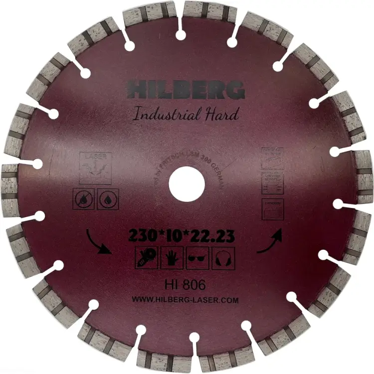 Отрезной алмазный диск Hilberg Industrial Hard HI806 Отрезной алмазный диск Hilberg Industrial Hard HI806