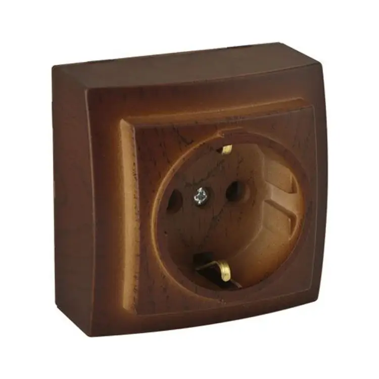 Розетка Nilson Themis wood 26271017