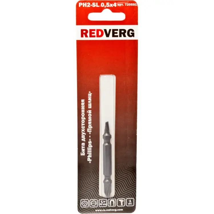 Двусторонняя бита REDVERG 720591 6623513