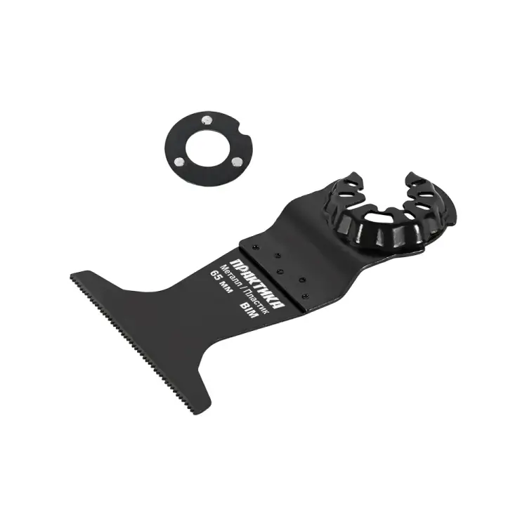 Режущая насадка для МФИ, по металлу и дереву ПРАКТИКА прямая, BiM, 68 мм, мелкий зуб 240-218