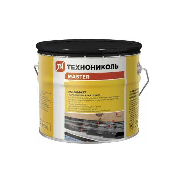Битумно-резиновая мастика Технониколь AquaMast TN889469