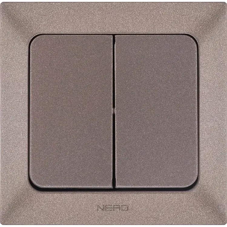 Двухклавишный выключатель NE-AD Aras 93-125-03