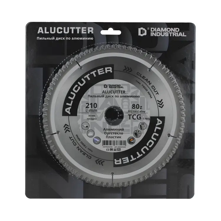 Диск пильный по алюминию, пластику Diamond Industrial AluCutter DIDA210Z80 Диск пильный по алюминию, пластику Diamond Industrial AluCutter DIDA210Z80