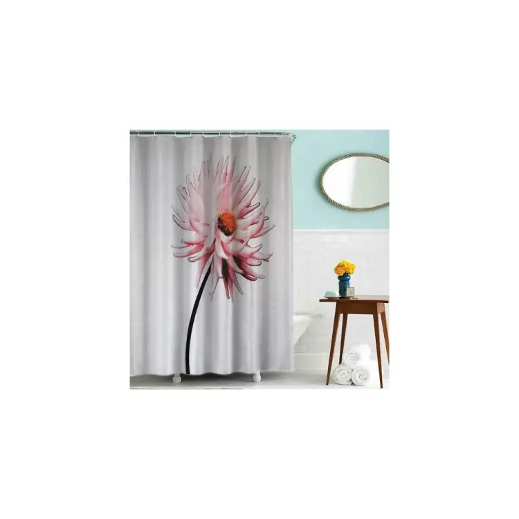 Тканевая шторка для ванной комнаты Melodia della vita MZ-82 Лотос 20852