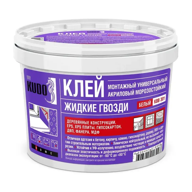 Универсальный монтажный клей жидкие гвозди KUDO КВВ-301 KBB-301