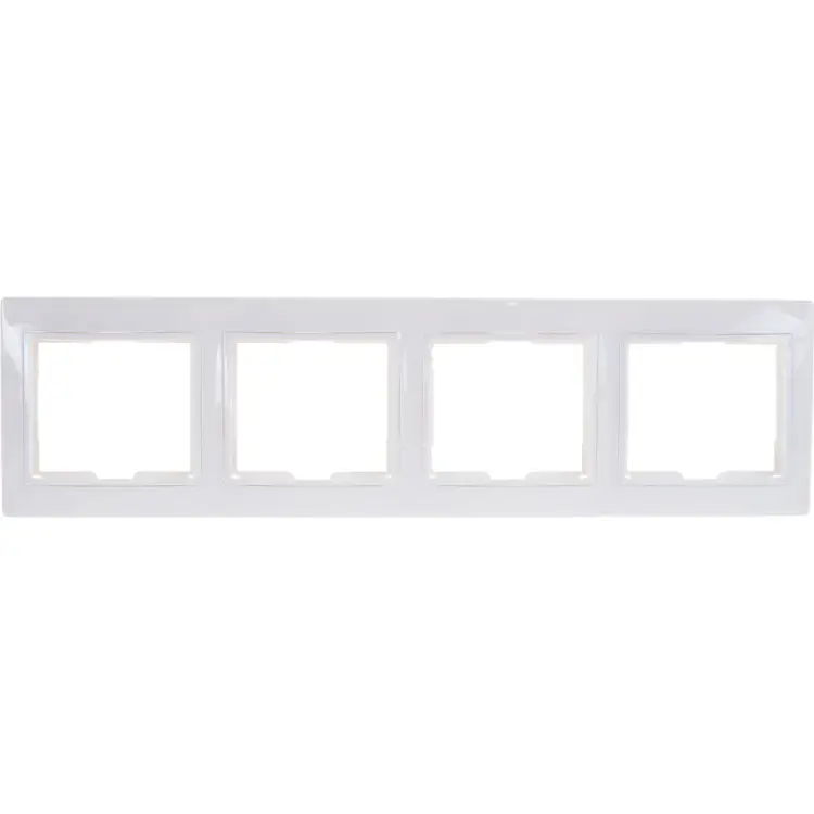 Горизонтальная четырехместная рамка IEK КВАРТА EMK40-K01-DM