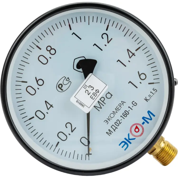 Манометр ЭКО-М МД02-160-G-1,6МПа