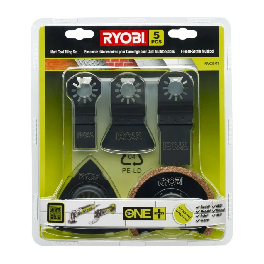 Набор насадок Ryobi RAK05MT Набор насадок Ryobi RAK05MT