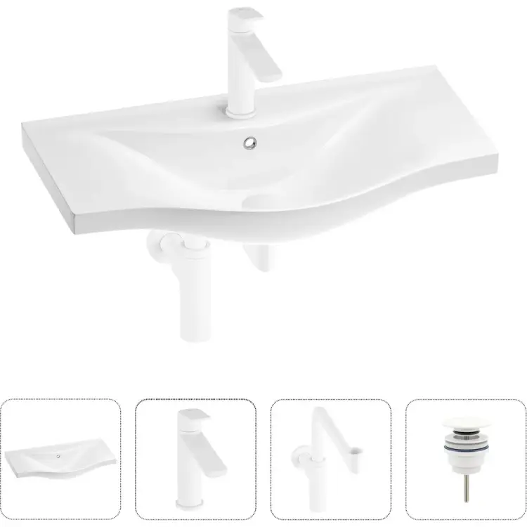 Раковина для ванной Wellsee Bisou 201003645