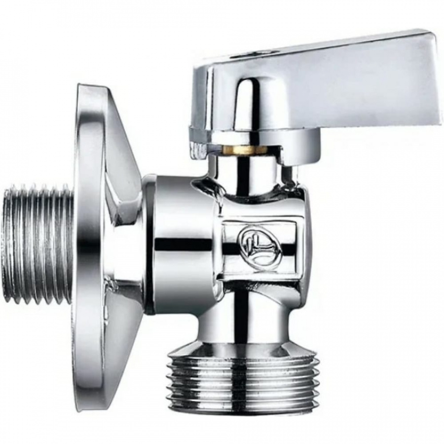 Угловой шаровой кран для подключения стиральной машины DOUBLE-LIN LL3084-3085 (1/2"х1/2")