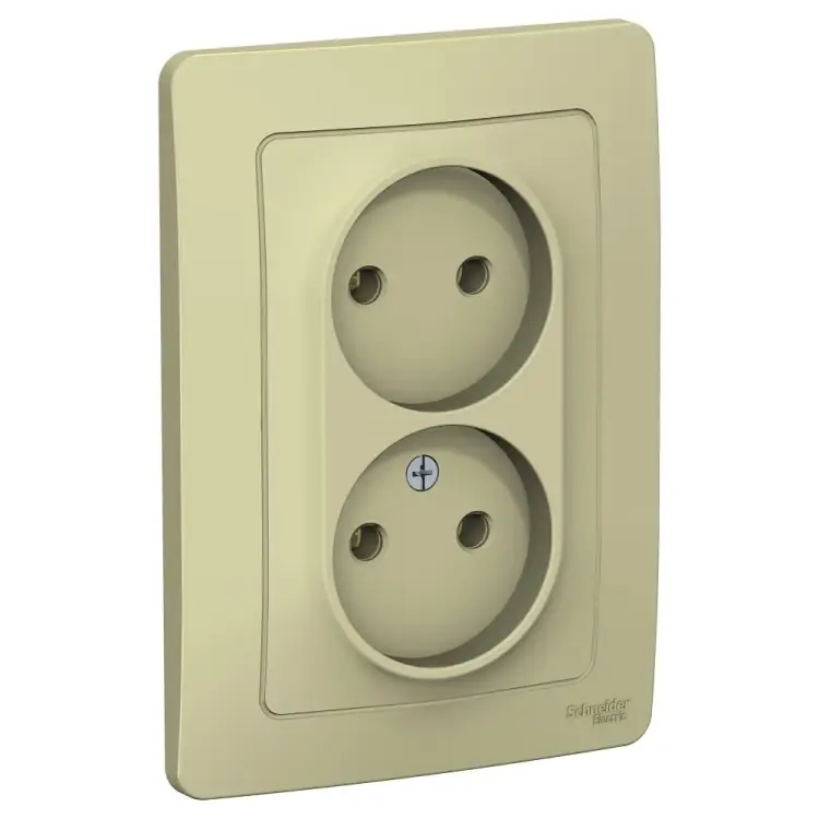 Двухместная розетка Systeme Electric Blanca BLNRS000027