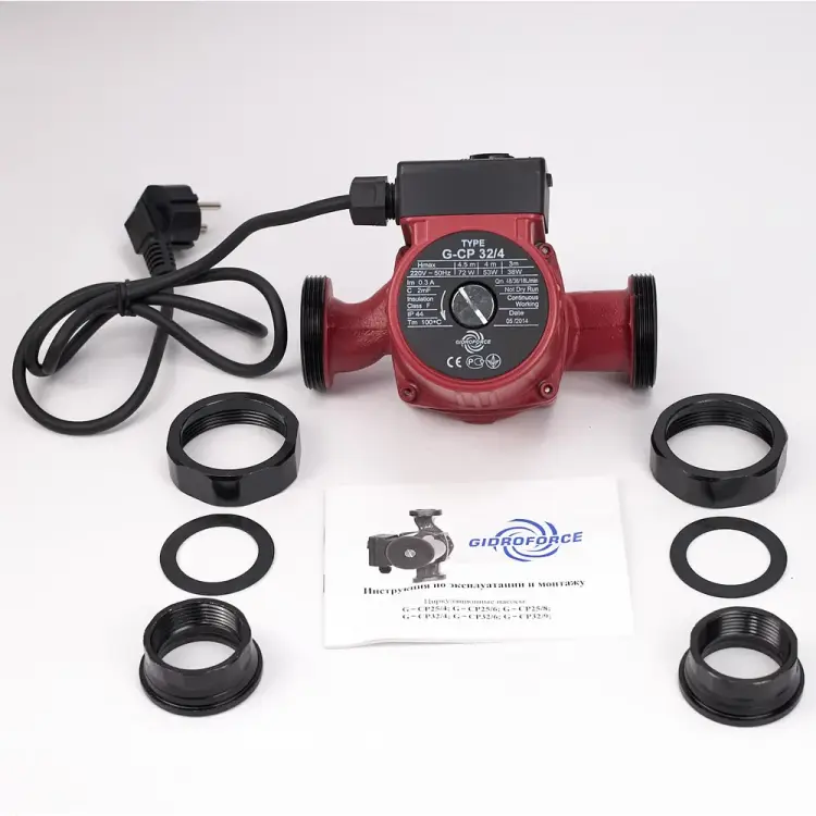 Трехскоростной циркуляционный насос GIDRO FORCE CP32/4 Трехскоростной циркуляционный насос GIDRO FORCE CP32/4