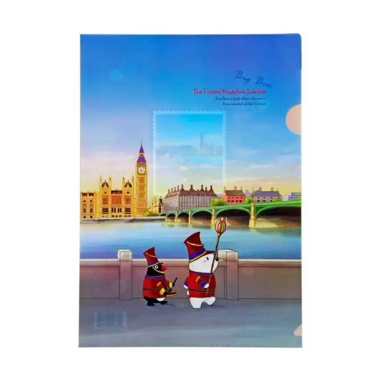 Папка-уголок COMIX география A7590 UB