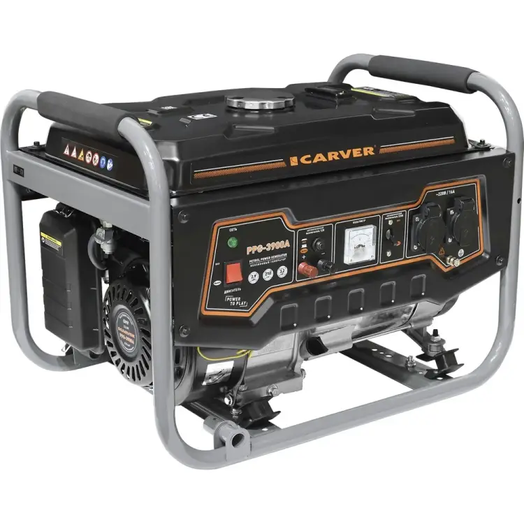 Бензиновый генератор CARVER PPG- 3900А 01.020.00012 Бензиновый генератор CARVER PPG- 3900А 01.020.00012