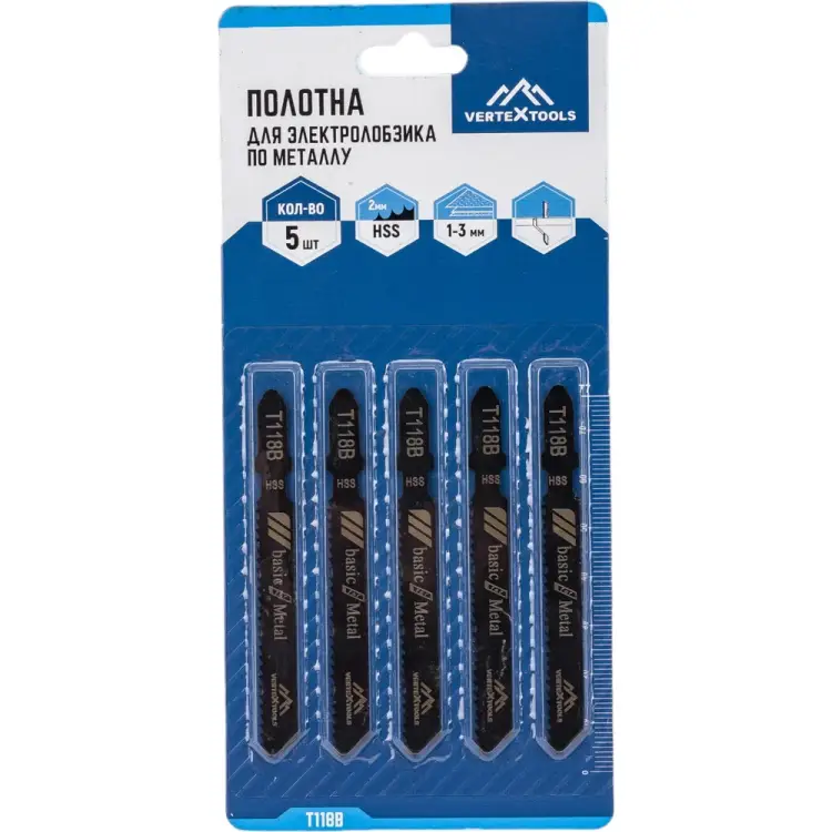 Полотно для электролобзика vertextools T118B Полотно для электролобзика vertextools T118B