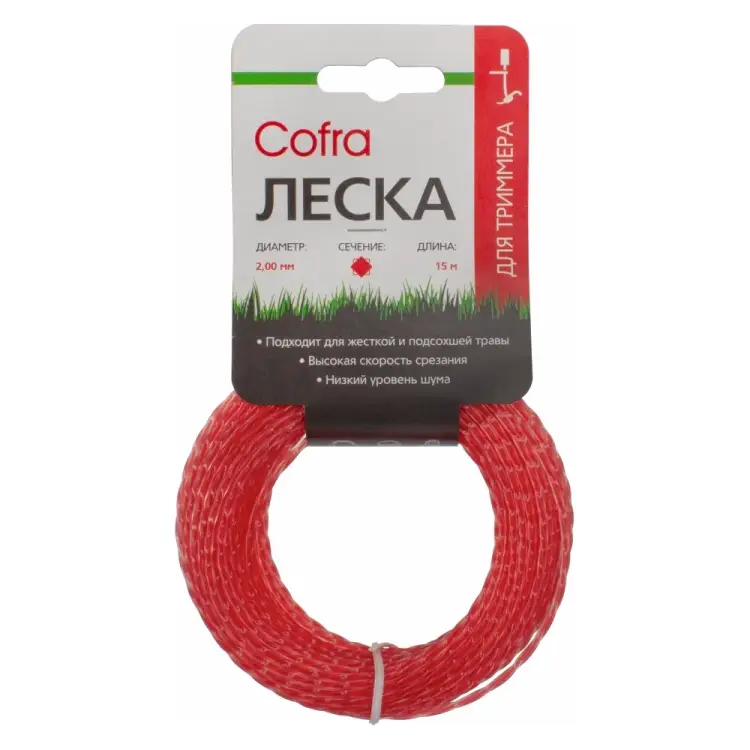 Леска для триммера COFRA LTC-2.0SQT-15