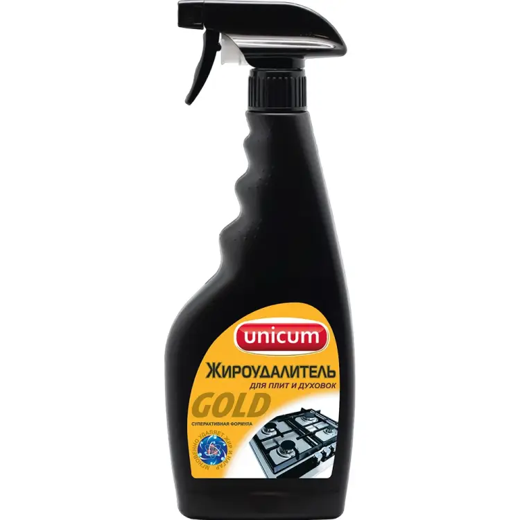 Средство для чистки плит духовок грилей от жира/нагара UNICUM Gold 604905