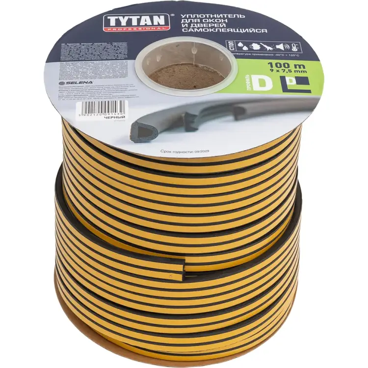 Уплотнитель для окон и дверей Tytan Professional 51939 Уплотнитель для окон и дверей Tytan Professional 51939