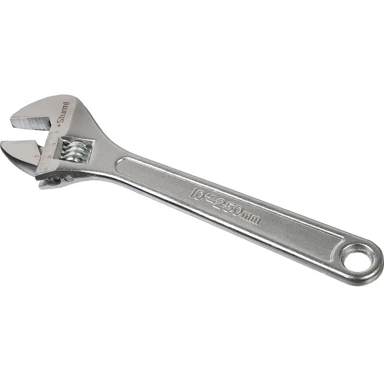 Хромированный разводной ключ Sturm 1300103SP