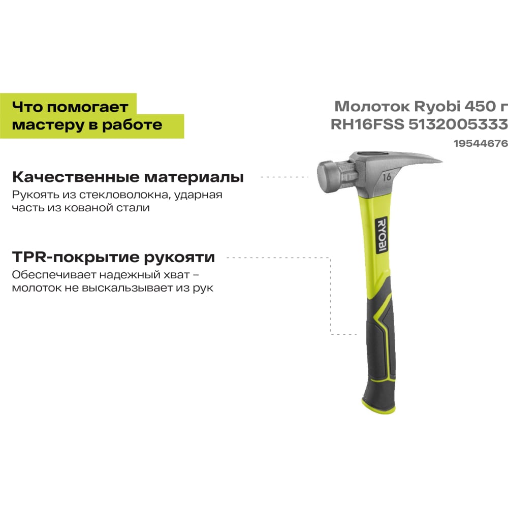 Молоток Ryobi RH16FSS