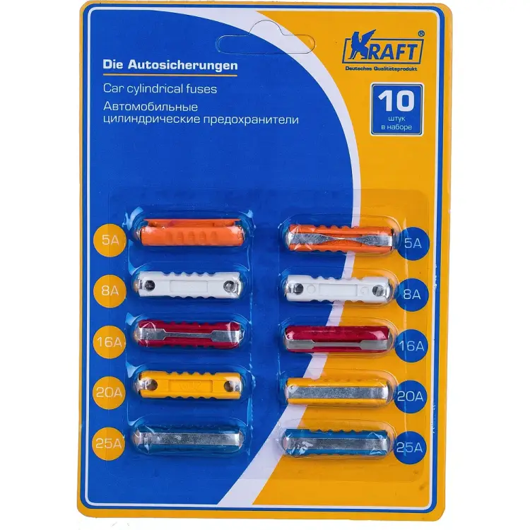 Цилиндрические предохранители KRAFT 870024
