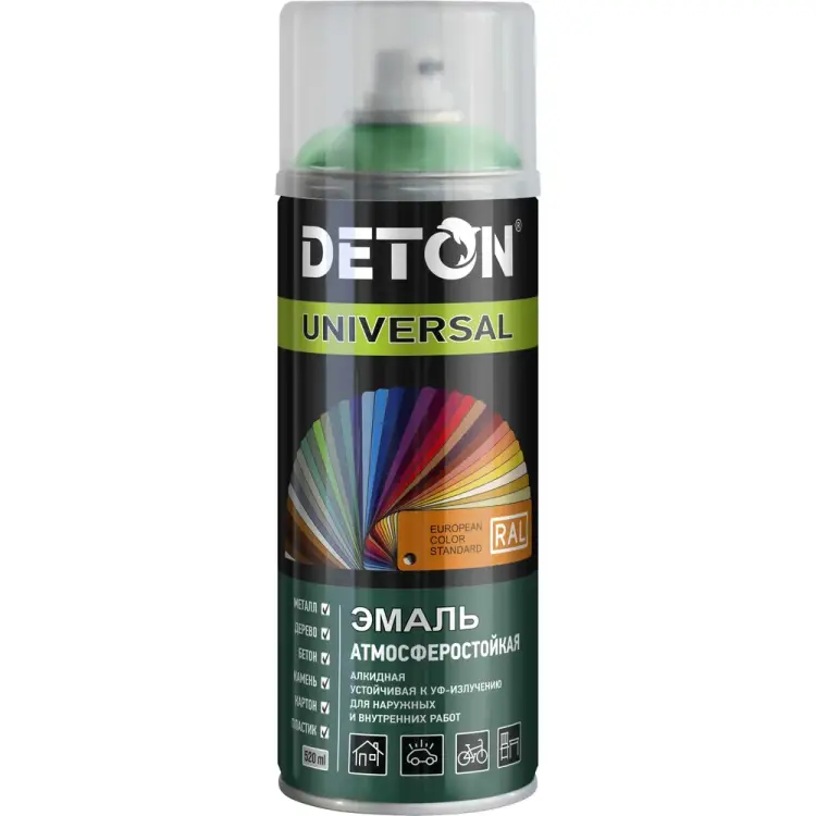 Универсальная аэрозольная эмаль Deton UNIVERSAL 126904 Универсальная аэрозольная эмаль Deton UNIVERSAL 126904