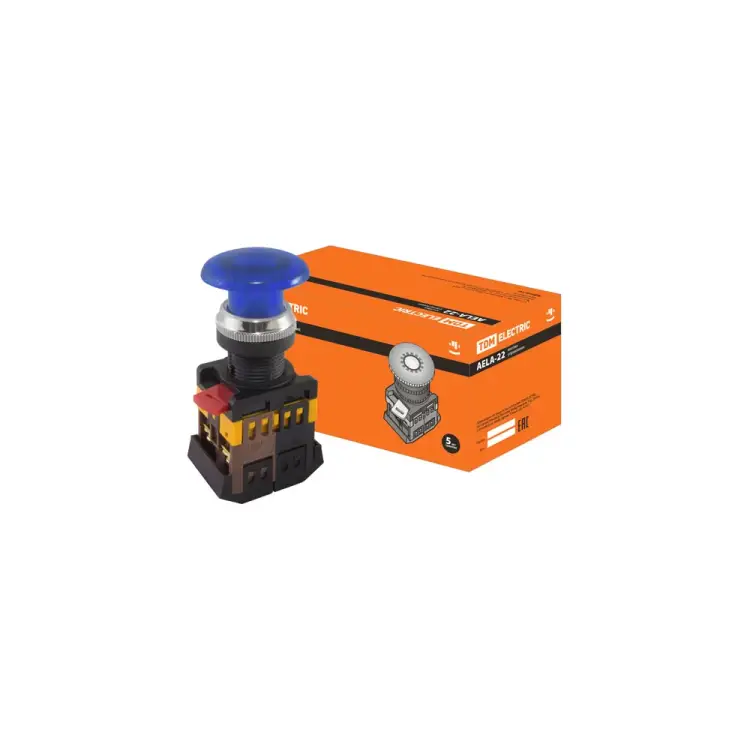 Кнопка TDM ELECTRIC AELA-22 Грибок SQ0704-0035