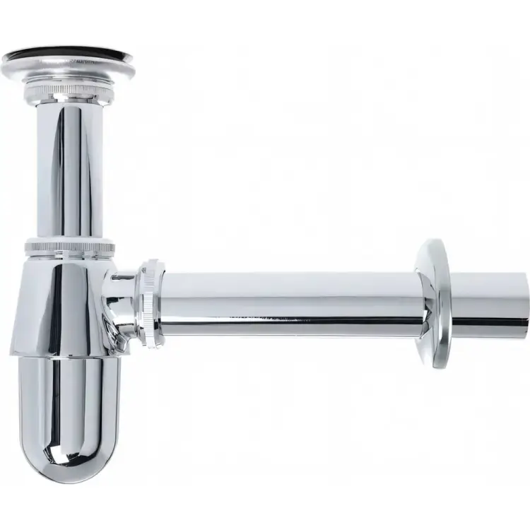 Хромированный сифон Wirquin SL213