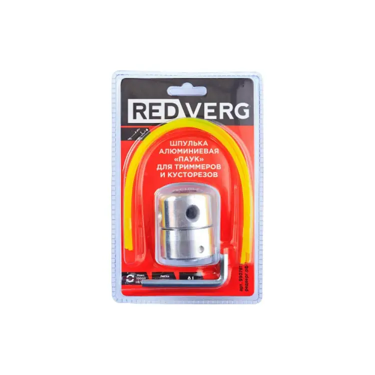 Алюминиевая шпулька для триммеров и кусторезов REDVERG Паук 6670792