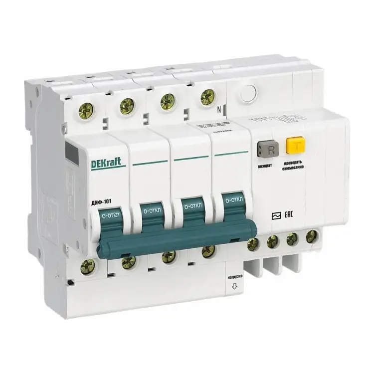 Дифференциальный автомат DEKraft ДИФ101 15112DEK