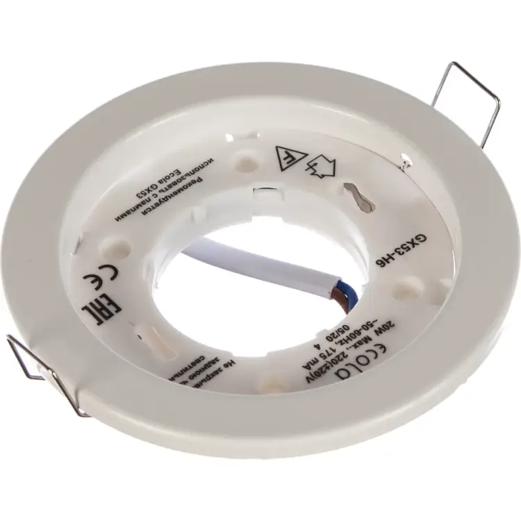 Встраиваемый плоский металлический светильник Ecola Light TW5325ECB